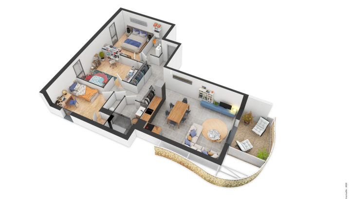 Récent appartement de type 4 au prix de 262 180 € image 8